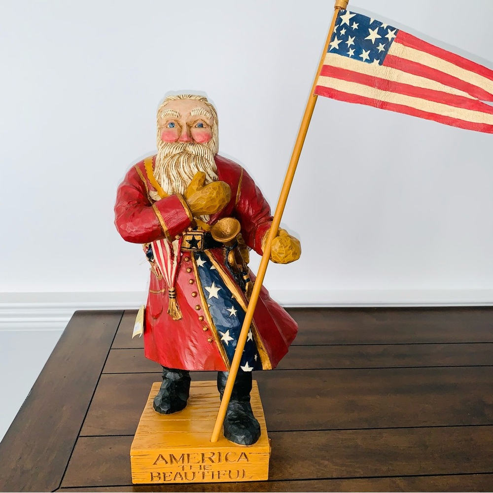 Midwest of Cannon Falls America the Beautiful USA Santa Holiday Christmas Decor